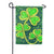 Evergreen Lucky Clovers Appliqued Garden Flag