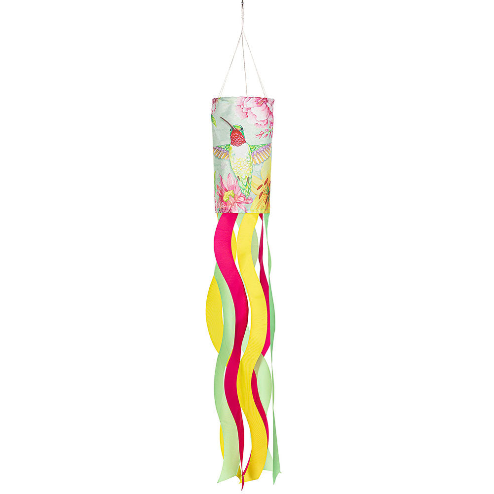 Welcome Hummingbird Garden Windsock