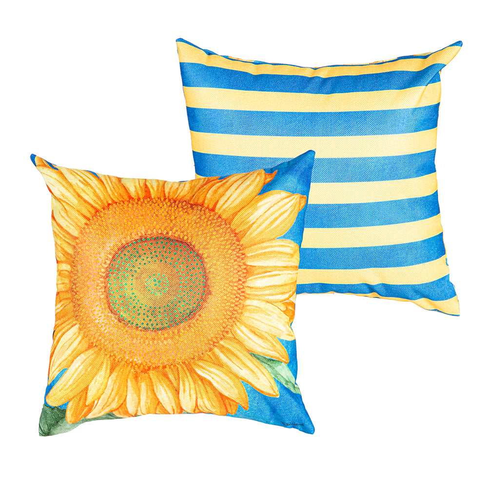 Welcome Sunflower Pillow Cover