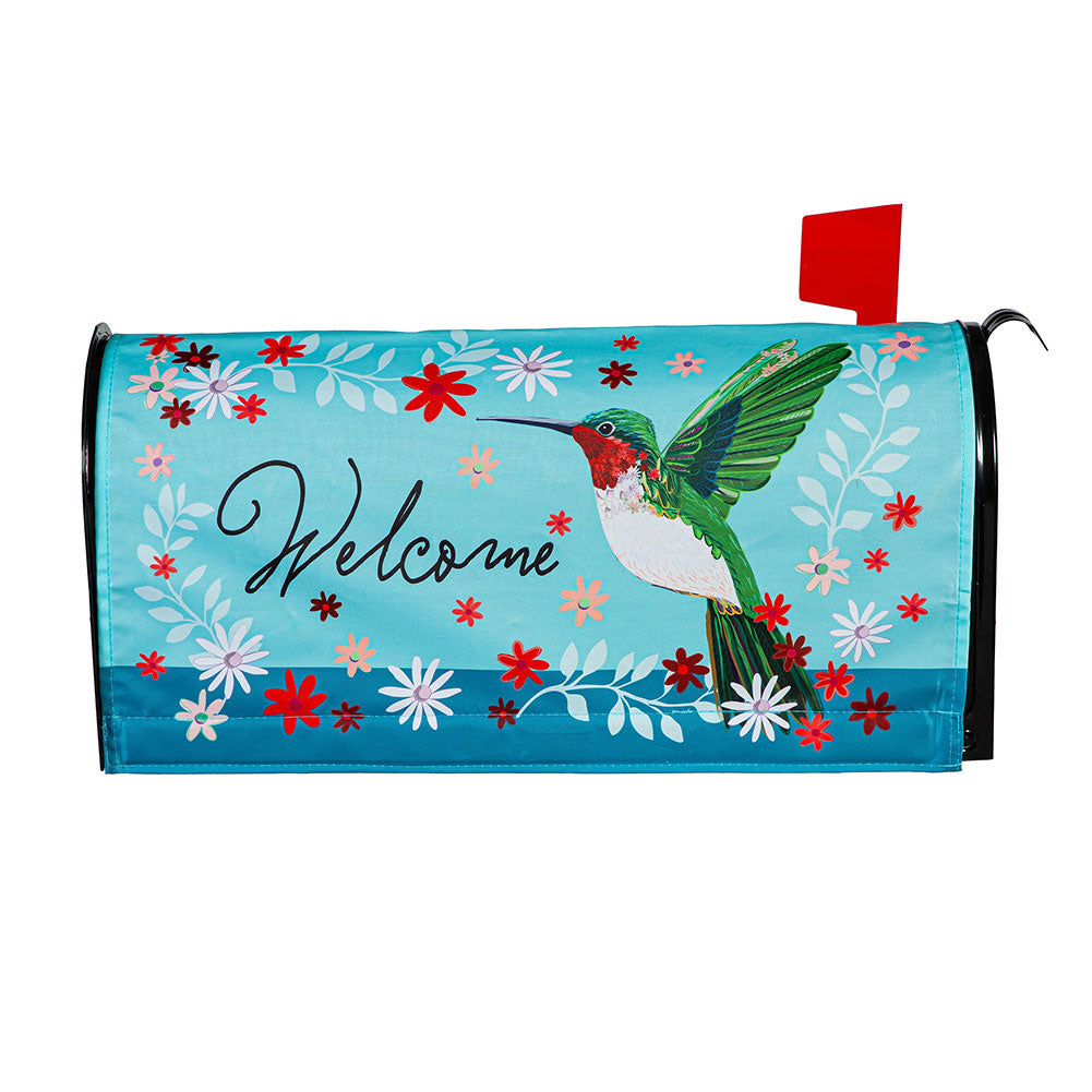 Hummingbird Welcome Mailbox Cover