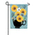 Flowery Teacup Double Sided Garden Flag