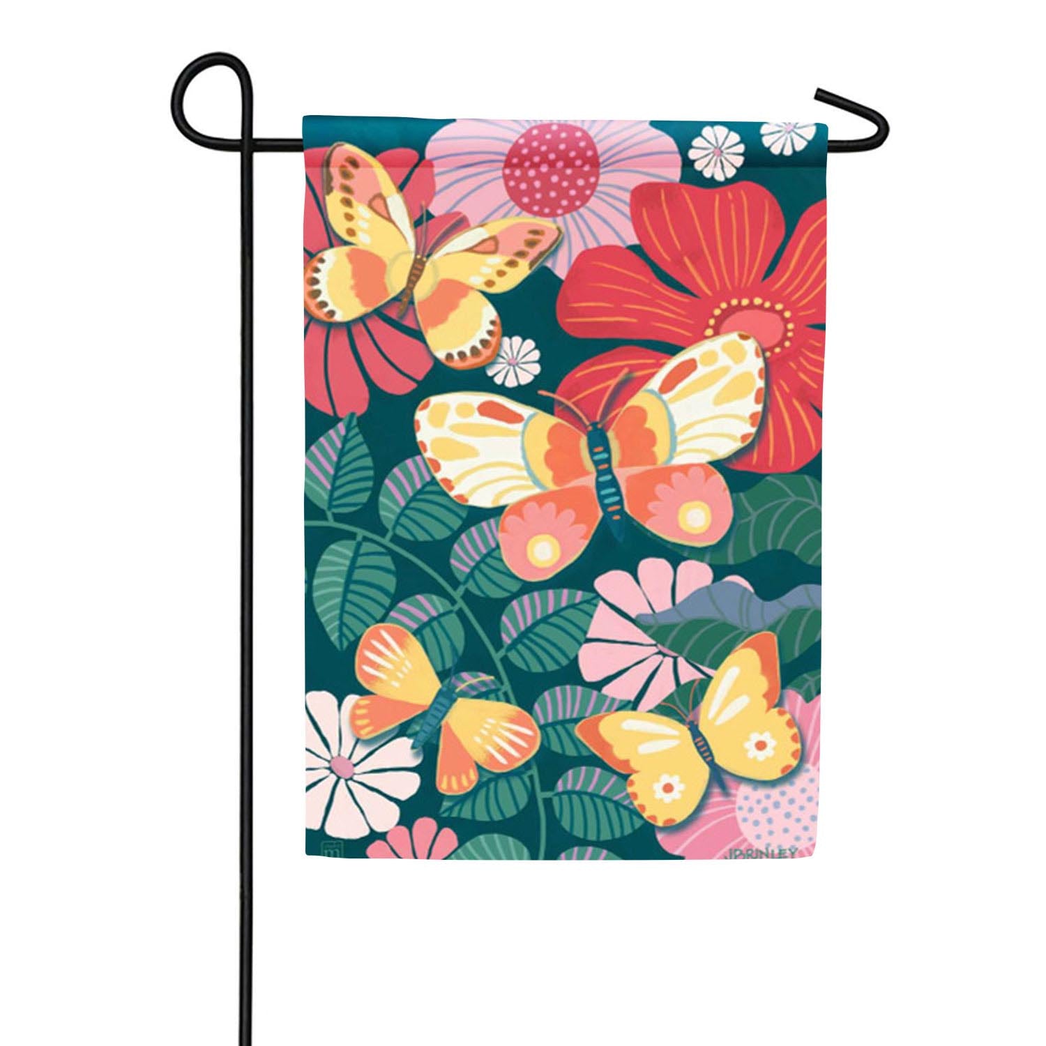 Flutter & Vine Double Sided Garden Flag