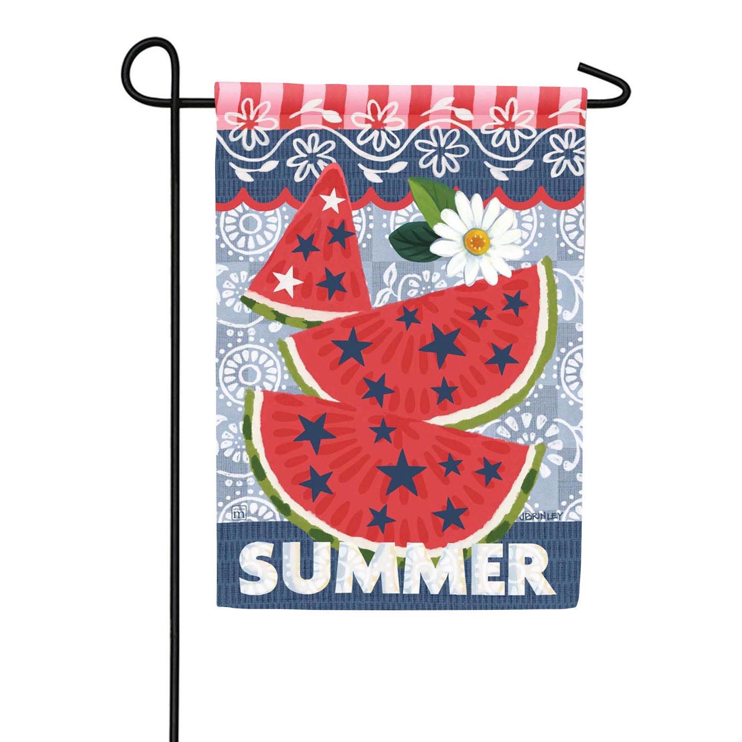 Sweetly Patriotic Double Sided Garden Flag