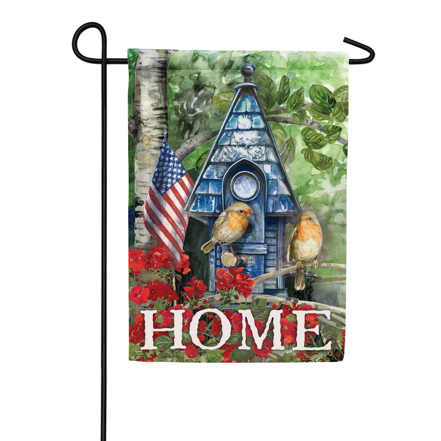 Nature Home Patriotic Double Sided Garden Flag