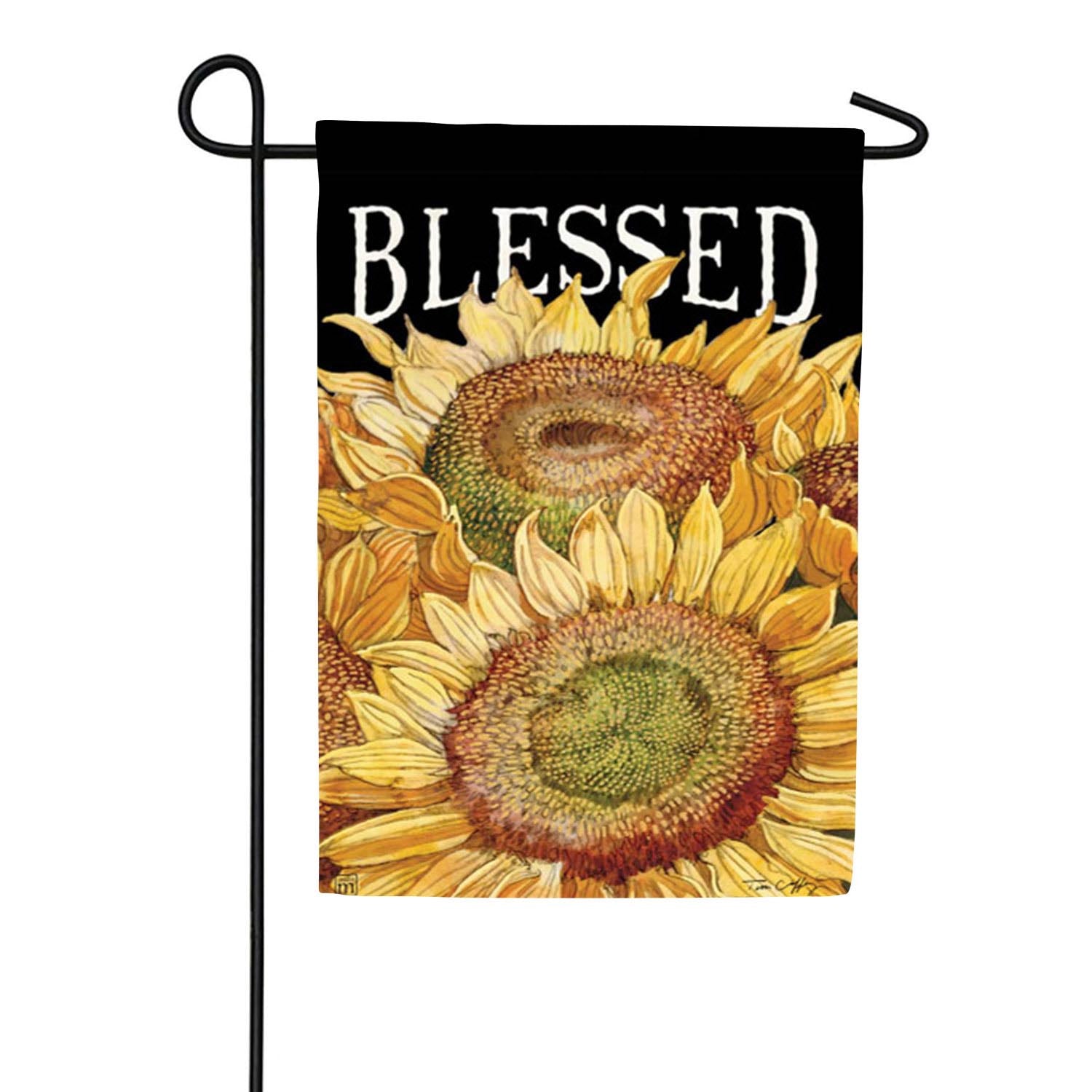 Blessed Sunflower Bouquet Double Sided Garden Flag