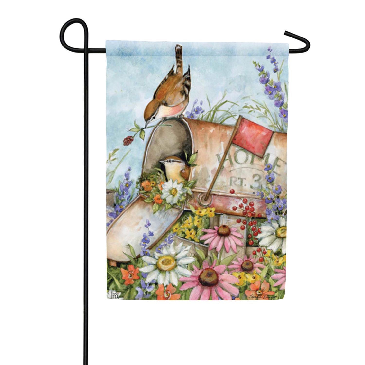 Fresh Delivery Double Sided Garden Flag