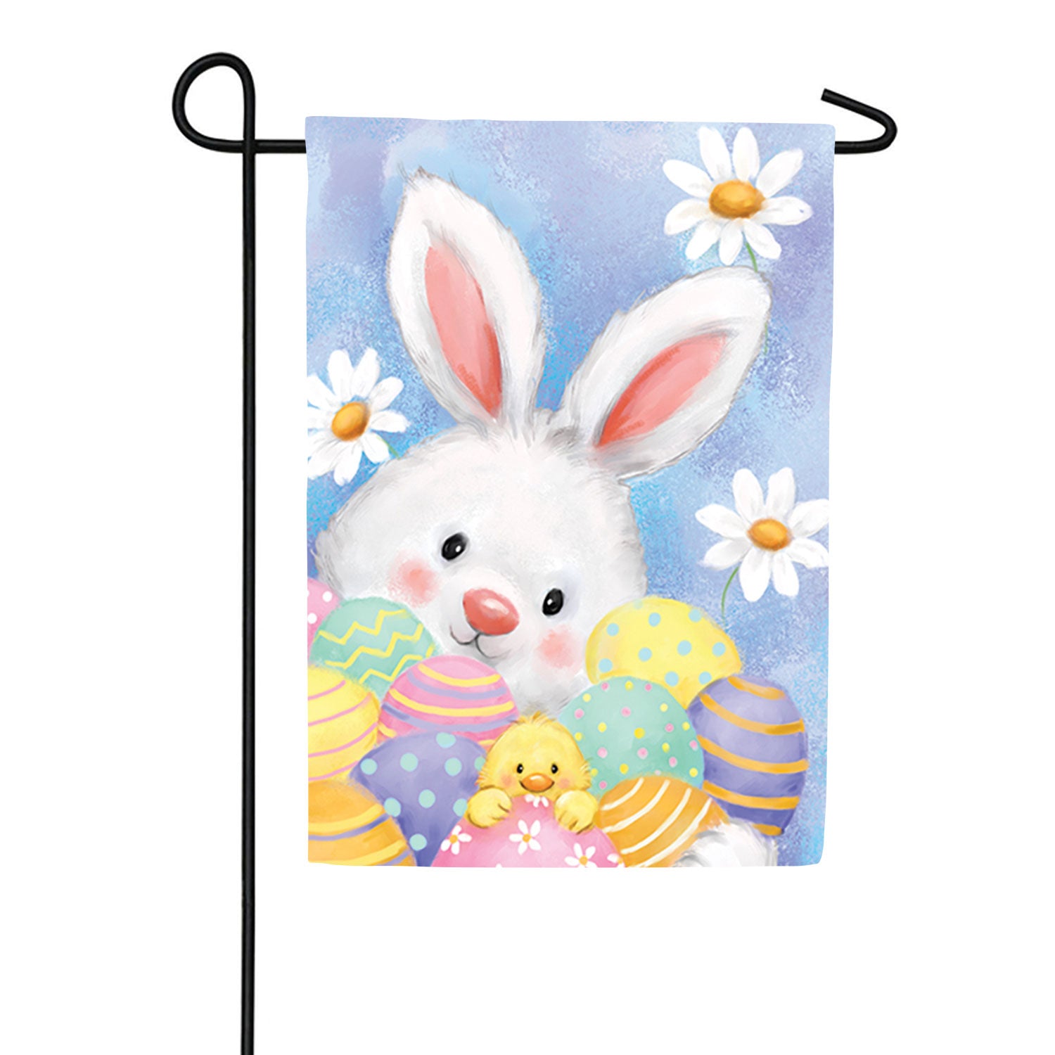 Easter Friends Illuminated Garden Flag