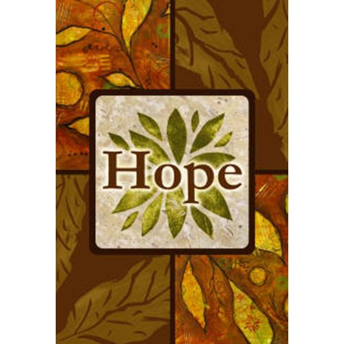 Amber Hope Fall Leaves House Flag