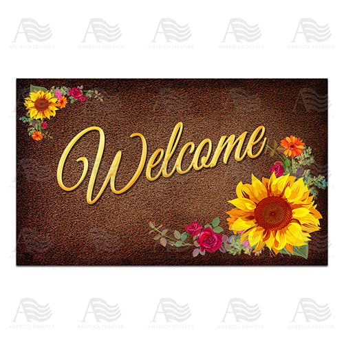 Door Mats Outdoor Welcome Mats for Front Door Sunflower Doormats