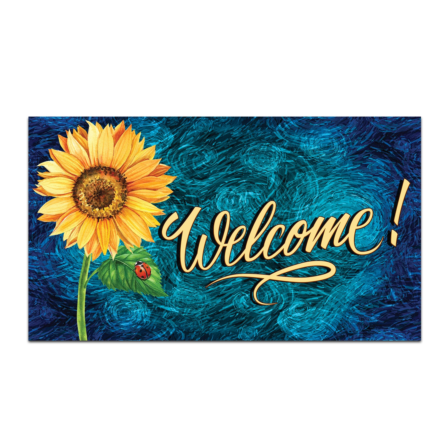 Sunflower Welcome Doormat