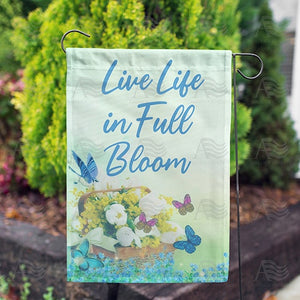 America Forever Live Life To The Fullest Double Sided Garden Flag: Fla ...