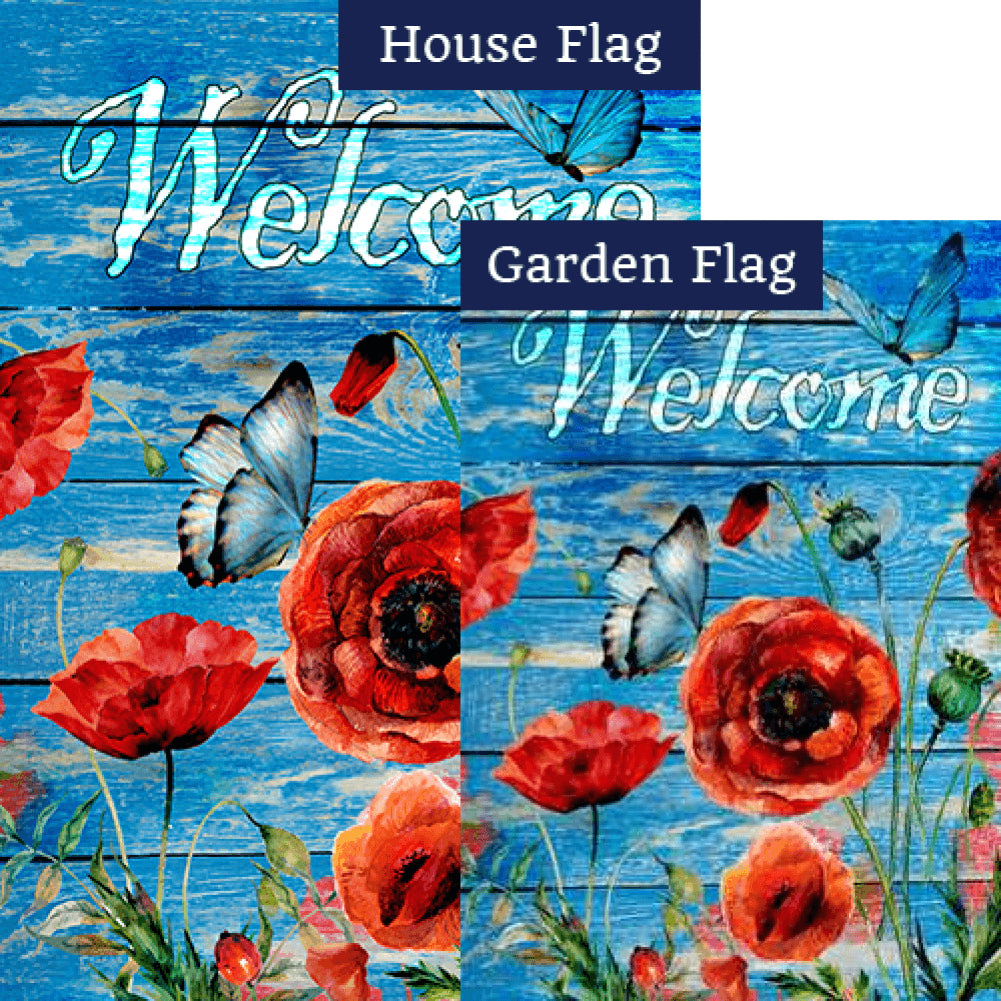 Blues Double Sided Garden Banner Flag