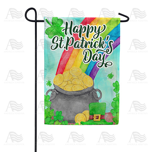 Rainbow Treasure Double Sided Garden Flag