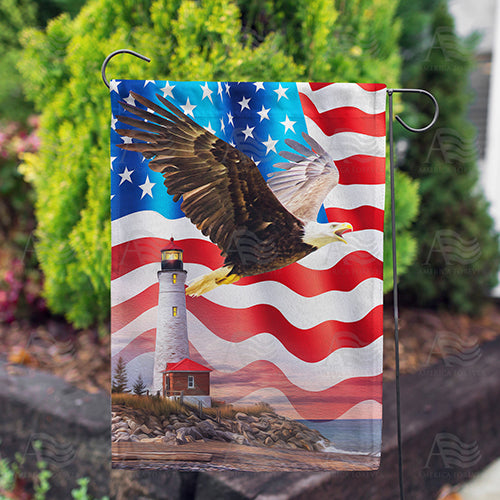  Patriotic Eagle Flag 3ft x 5ft Polyester : Outdoor