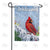 Welcome Winter Cardinal Double Sided Garden Flag