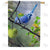 Blue Jay In Apple Tree Double Sided House Flag