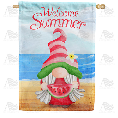 Gnome Sweet Gnome House Flag, #H01796 – Country Yard Outlet