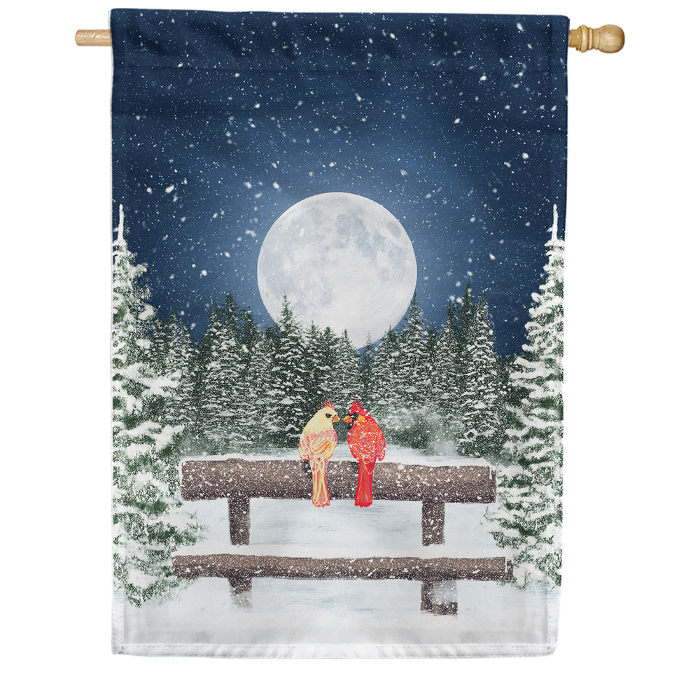 Winter House Flags | Free Shipping On All Winter House Flags - Flagsrus.org