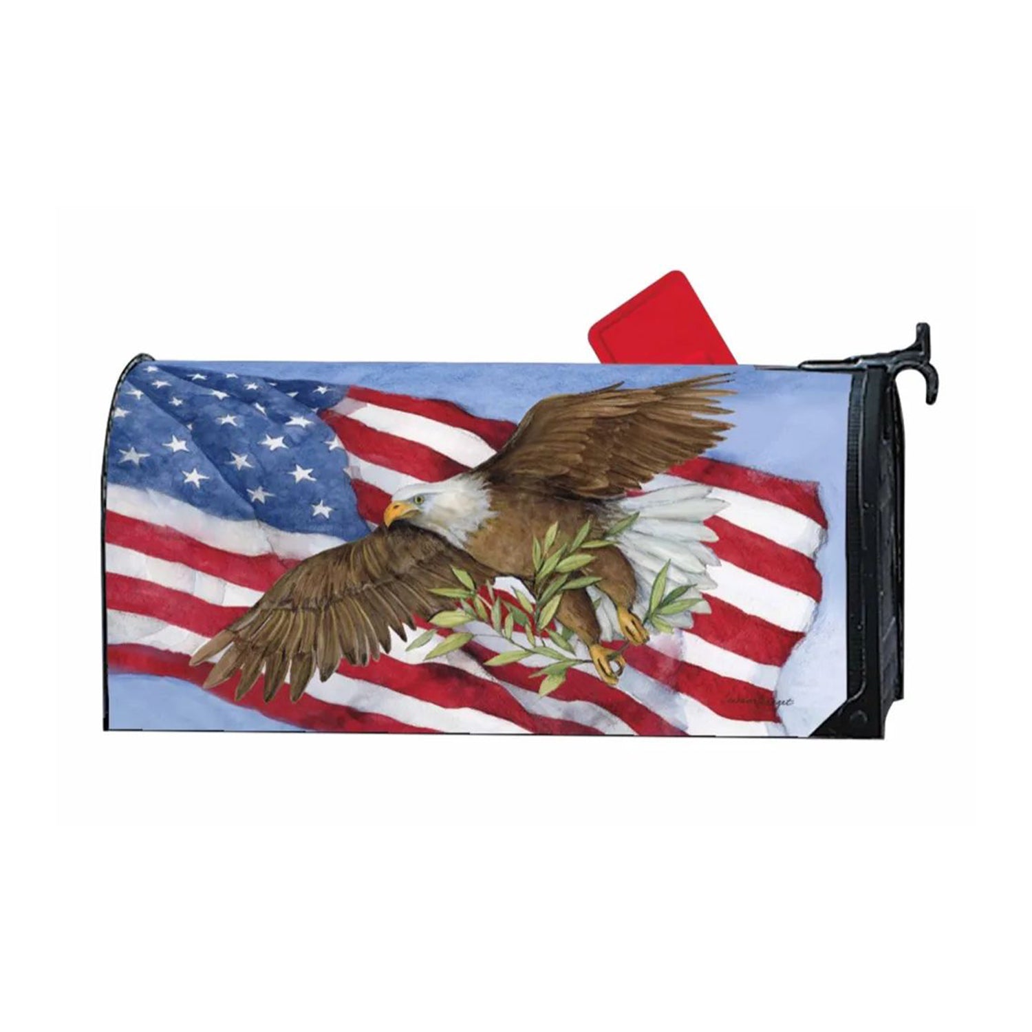 Printed In The USA Mailbox Covers | Free Shipping - Flagsrus.org