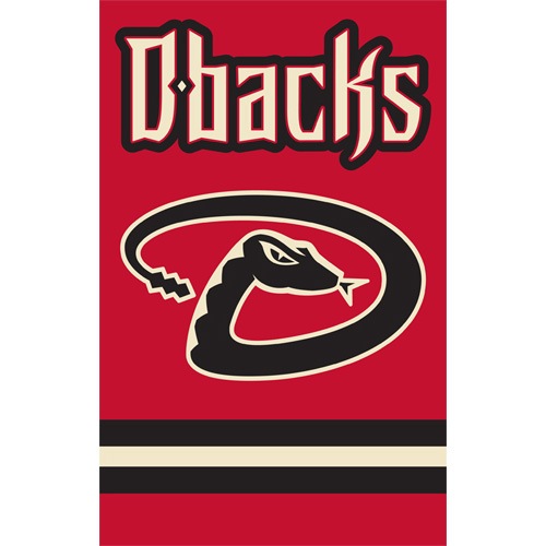 Arizona Diamondbacks Vintage Linen House Flag